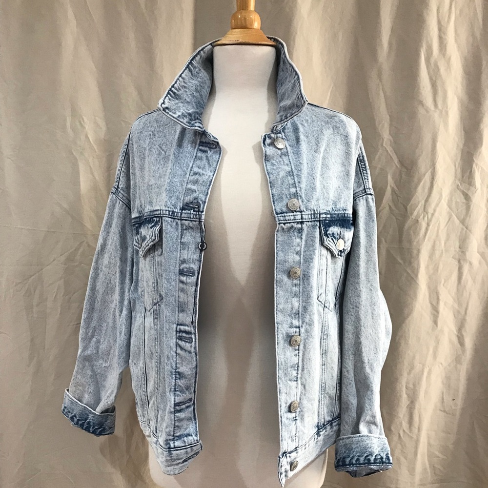 Primark Oversized Denim Jacket size 8